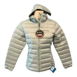 Columbia Lake 22 Duck Down Women's Sz S Hooded 650 Fill Power Puffer Jacket NWT